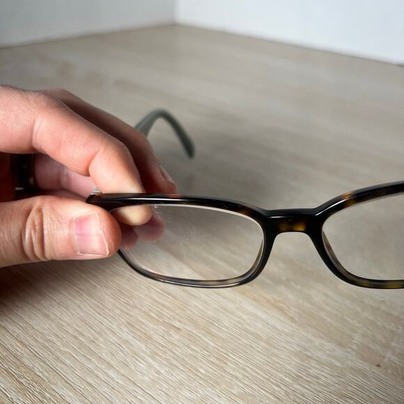 Prada VPR18T 2AU-1O1 Eyeglasses Brown Blue Frames 53-16-140 Made in Italy - Picture 9 of 10
